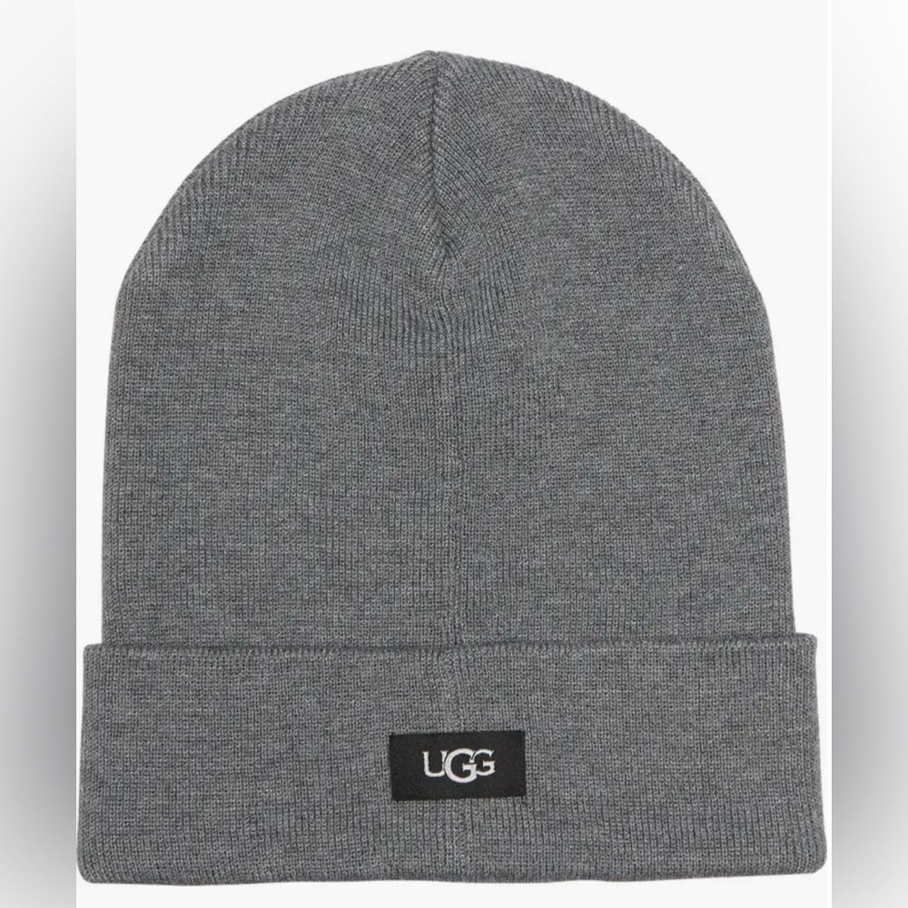 UGG - Knit Cuff Beanie - Charcoal-NWT